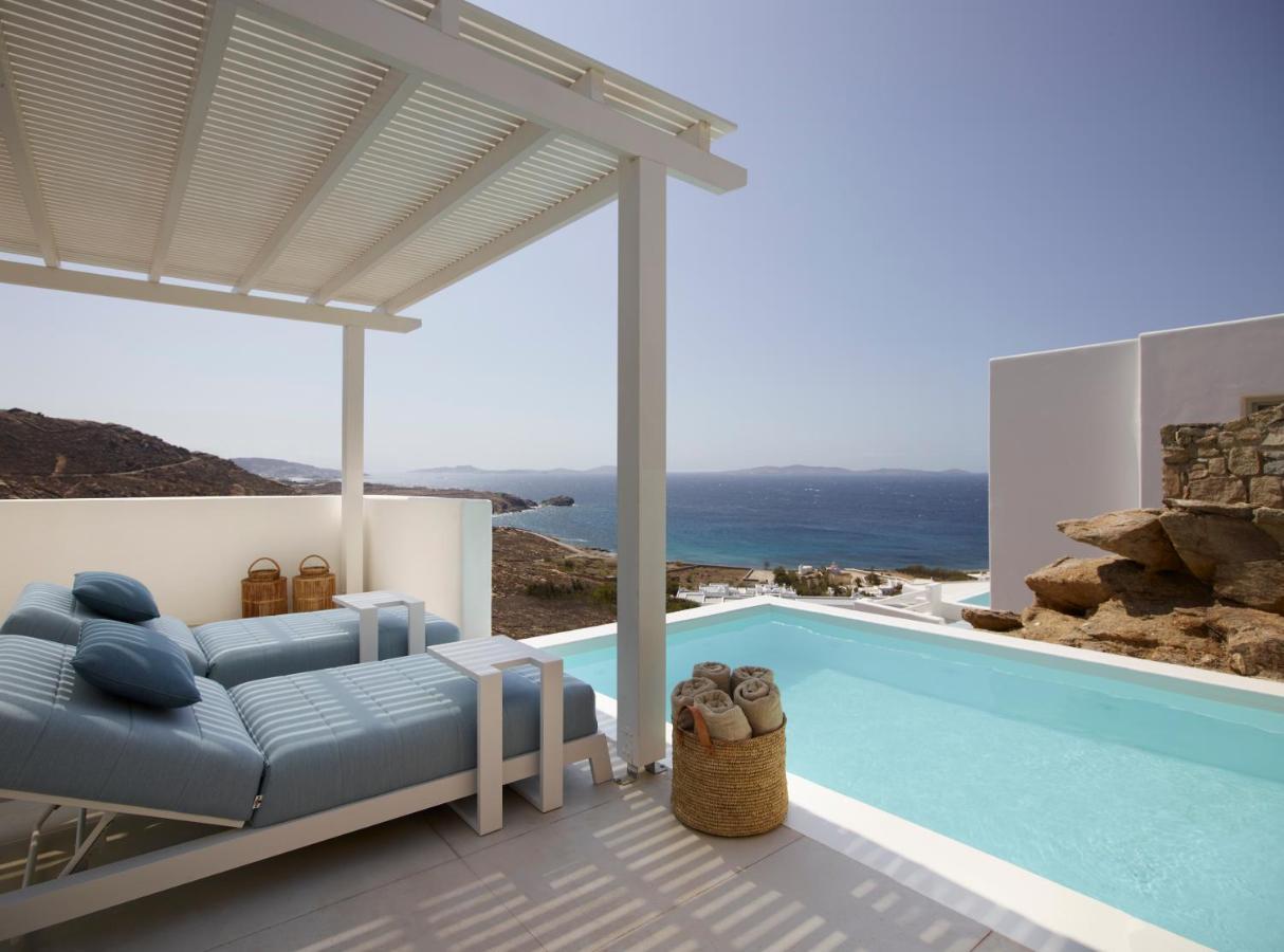 Epic Blue Mykonos Hotel Houlakia  Luaran gambar