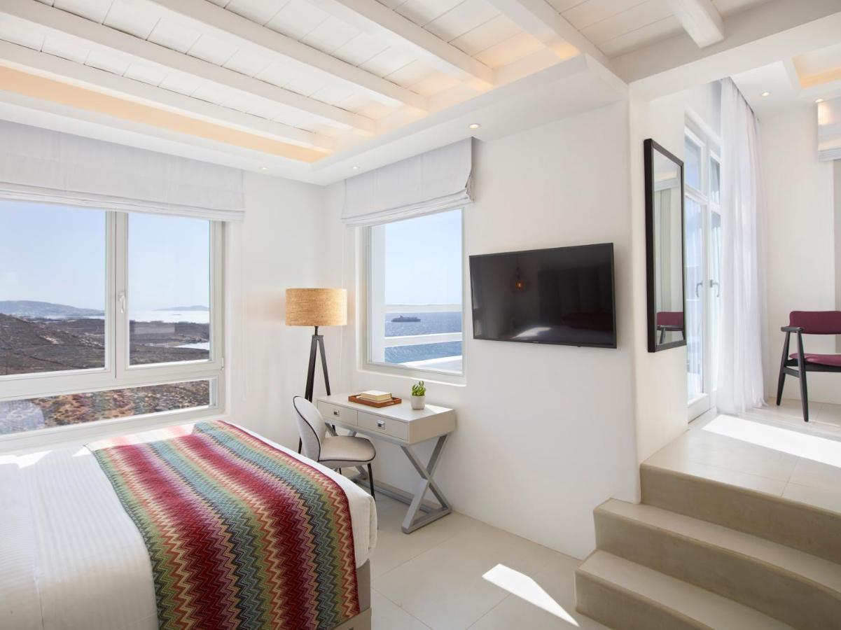 Epic Blue Mykonos Hotel Houlakia  Luaran gambar