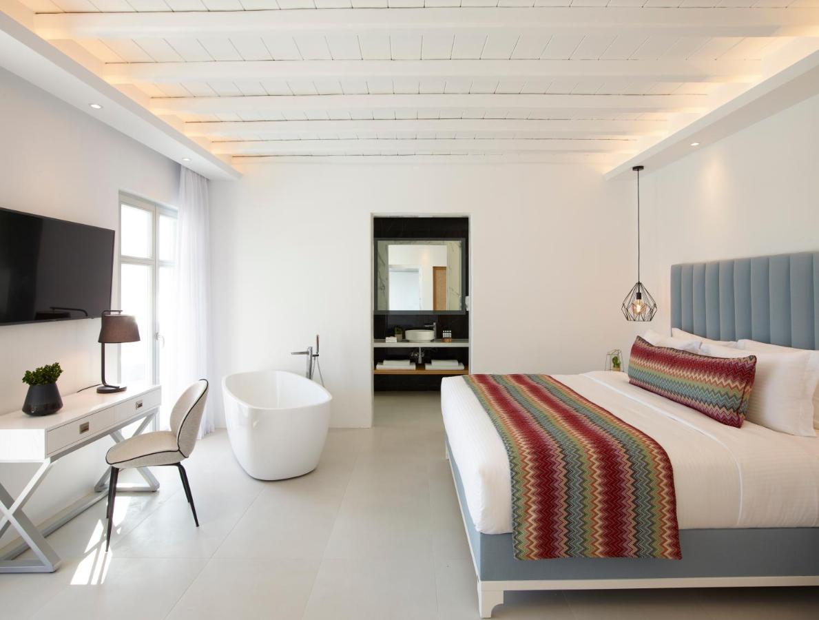 Epic Blue Mykonos Hotel Houlakia  Luaran gambar