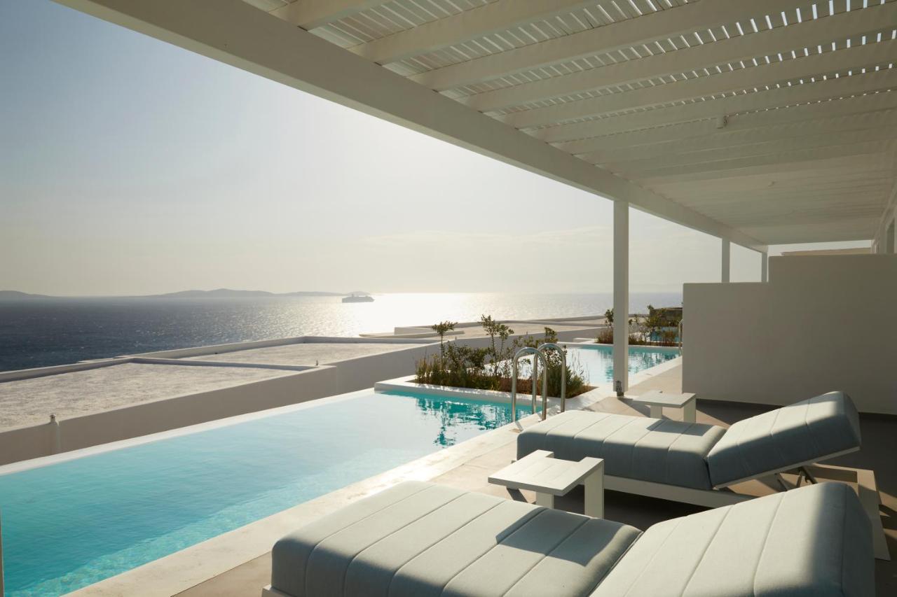 Epic Blue Mykonos Hotel Houlakia  Luaran gambar